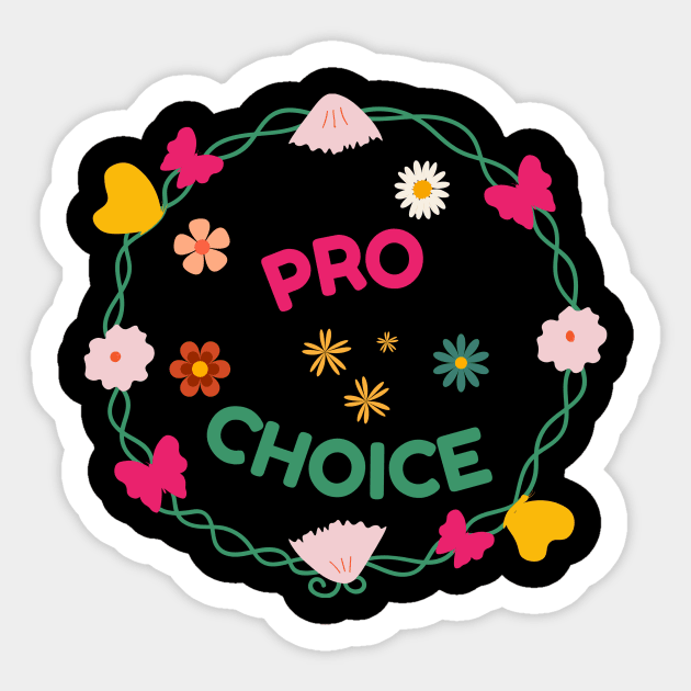 Pro Choice Floral Look Sticker by NICHE&NICHE